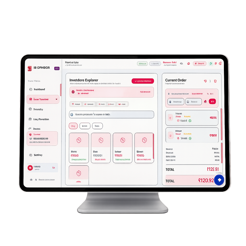 Retail team using Bloomeor POS on a counter terminal